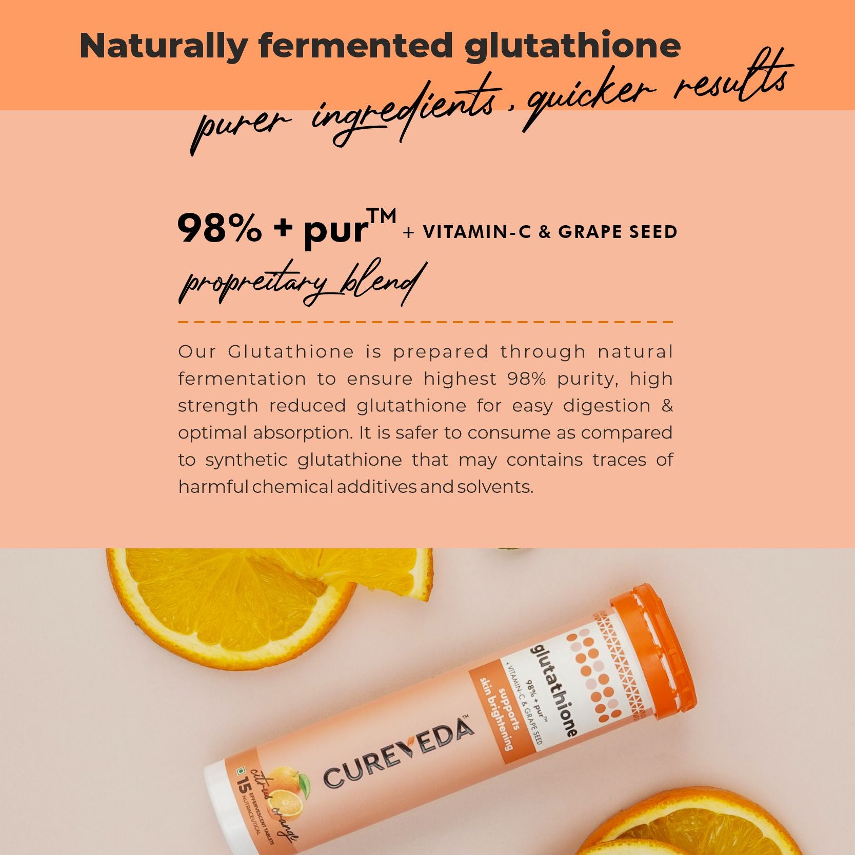 Cureveda Glutathione 98% + pur